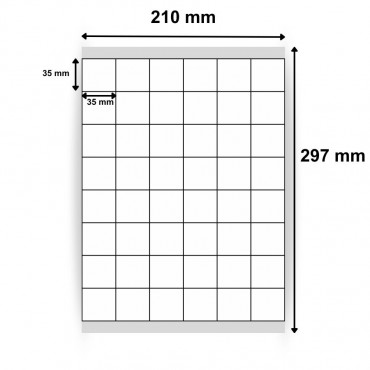Planche d’étiquettes autocollantes 35 x 35mm - 200 feuilles par boîte - Commandez maintenant sur Althus-Office Planche d’étiquettes autocollantes 35 x 35mm - 200 feuilles par boîte - Commandez maintenant sur Althus-Office
