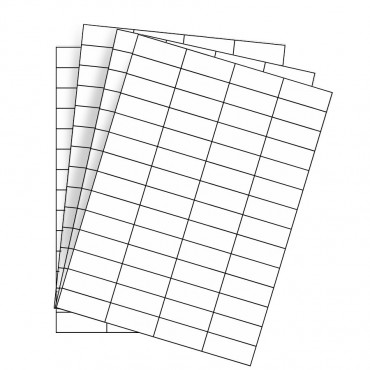 Étiquettes blanches 52,5x21,2mm en planche - Lot de 500 feuilles - Achetez sur Althus-Office Étiquettes blanches 52,5x21,2mm en planche - Lot de 500 feuilles - Achetez sur Althus-Office
