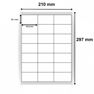 Planche d'étiquettes blanches format 63,5 x 38,1 - référence 0165 - Commander chez Althus-Office Planche d'étiquettes blanches format 63,5 x 38,1 - référence 0165 - Commander chez Althus-Office