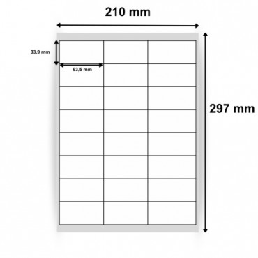 Étiquettes planche blanche taille 63,5 x 33,9 mm ref 0164 - Acheter sur Althus-Office Étiquettes planche blanche taille 63,5 x 33,9 mm ref 0164 - Acheter sur Althus-Office