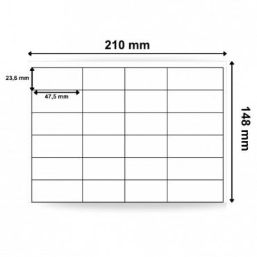 Étiquettes blanches Laboratoire taille 210x148 ref 4780 - Choisir sur Althus-Office Étiquettes blanches Laboratoire taille 210x148 ref 4780 - Choisir sur Althus-Office