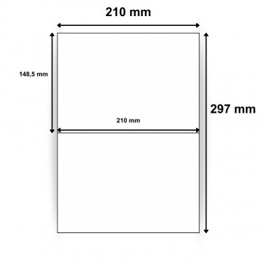 Étiquettes en papier vélin blanc 210 x 148,5mm - 500 planches par boîte - Trouvez sur Althus-Office Étiquettes en papier vélin blanc 210 x 148,5mm - 500 planches par boîte - Trouvez sur Althus-Office