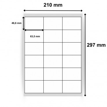 Étiquettes en planche 63,5 x 46,6mm - Réf : 0166 | 100 étiquettes par boîte - Commandez sur Althus-Office Étiquettes en planche 63,5 x 46,6mm - Réf : 0166 | 100 étiquettes par boîte - Commandez sur Althus-Office