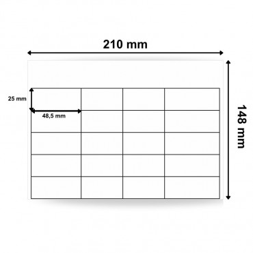 Planche d’étiquettes 210 x 148 mm - 20 étiquettes par feuille - Découvrez sur Althus-Office Planche d’étiquettes 210 x 148 mm - 20 étiquettes par feuille - Découvrez sur Althus-Office