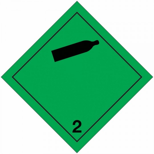 Étiquette "Produits dangereux 2.2 Gaz non  inflammables" - Commandez sur Althus-Office