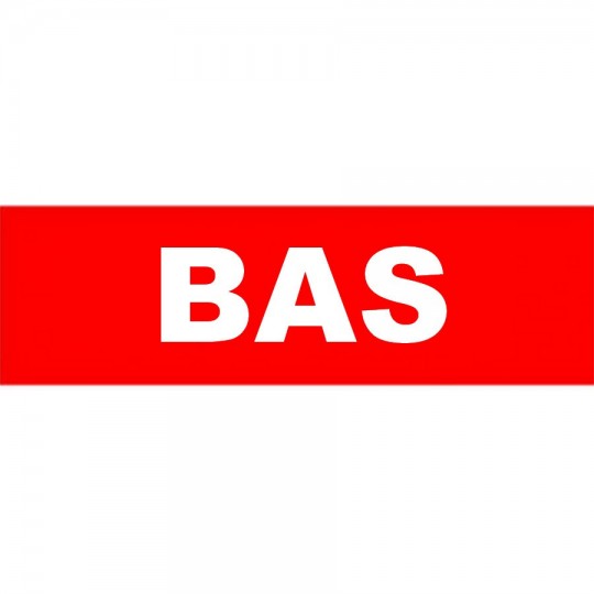 Étiquette logistique "Bas"- Dimensions 150 x 42,5 mm – Procurez-vous sur Althus-Office