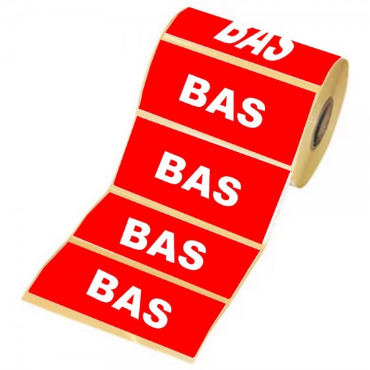 Étiquette pour colis "Bas" - Taille 150 x 42,5 mm – Trouvez sur Althus-Office