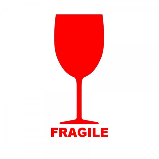 Étiquette pour colis "FRAGILE" - Taille 130 x 112 mm – Trouvez sur Althus-Office