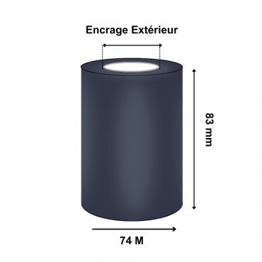Ruban Transfert Thermique CIRE 83mmx74M AWX FH T47333IO (Ancienne Réf : T47333ZA) Ruban Transfert Thermique CIRE 83mmx74M AWX FH T47333IO (Ancienne Réf : T47333ZA)