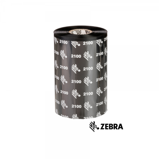 Ruban Transfert Thermique ZEBRA 102mmx450m Cire Premium2100 02100BK10245