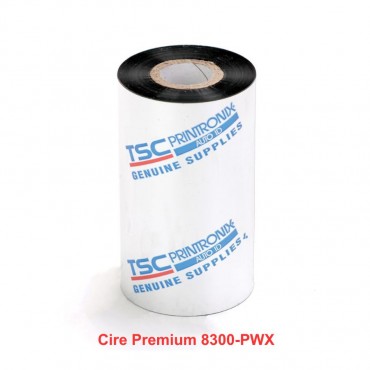 Ruban transfert thermique TSC cire Premium 8300-PWX 83mm x 600m P159117-001