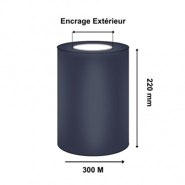 Ruban Transfert Thermique CIRE/RESINE 220mmx300m APR6 T42514IO (Ancienne Réf : T42514ZA)