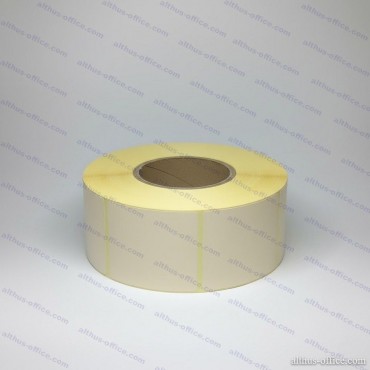 Étiquette en bobine Transfert Thermique Ivoire 9225C 60 x 70 mm