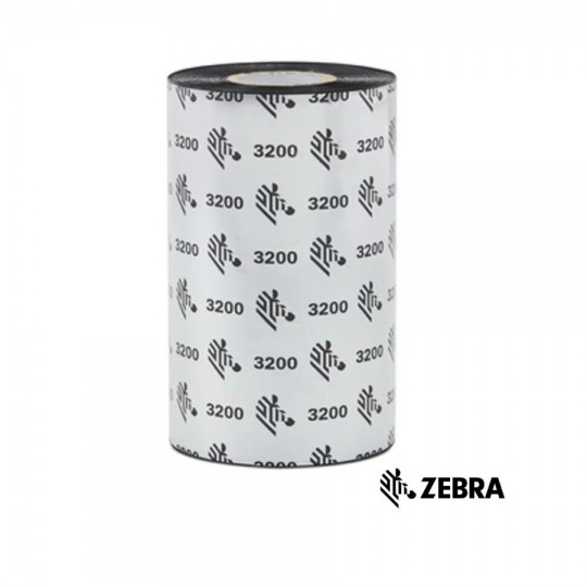 Ruban Transfert Thermique 83mmx300m ZEBRA Cire/Résine Premium3200 03200BK08330