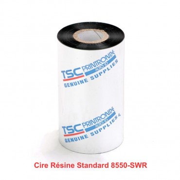 Ruban transfert thermique TSC cire/résine standard 8550SWR 60mm x 600m  P159112-001