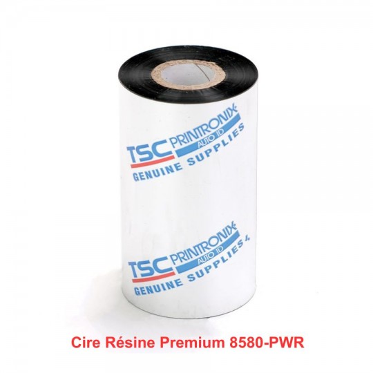 Ruban transfert thermique TSC cire résine Premium 8580PWR 152mm x 625m P159164-001