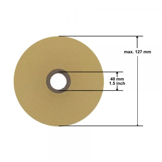 Etiquette en bobine Thermique Direct Blanc 40x30mm 11625