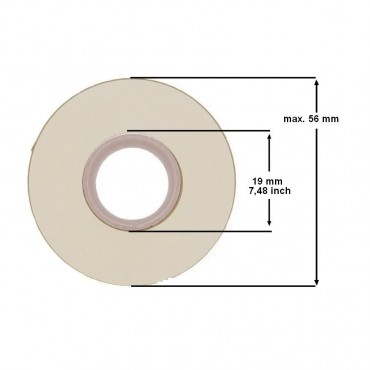 Etiquette en bobine Thermique Direct ZEBRA Z-PERFORM 1000D 60 Receipt 57mm x 12.2M 3007158-T