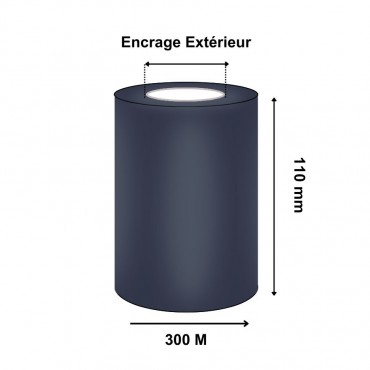 Ruban Transfert Thermique RESINE 110mmx300m AXR 7+ T22427IO (Ancienne Réf : T23256ZA)