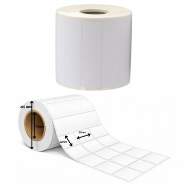 Étiquette en bobine Thermique Direct Eco ZEBRA Z-PERFORM 1000D 32x25 mm 3 de front 3002549