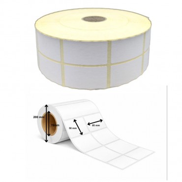 Étiquette en bobine Thermique Direct Eco ZEBRA Z-PERFORM 1000D 50x85 mm 2de Front 3007996-T