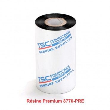 Ruban transfert thermique TSC résine Premium 8770-PRE 110mm x 450m P159084-001