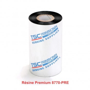 Ruban transfert thermique TSC résine Premium 8770PRE 110mm x 625m P159160-001