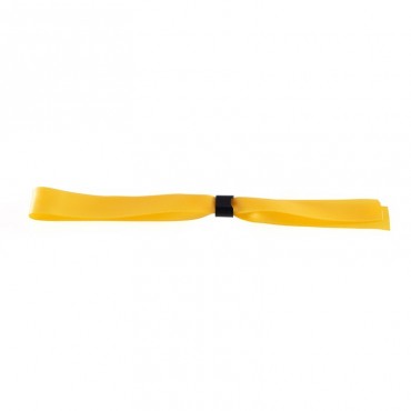 Bracelet en satin 15mm avec boucle de fermeture jaune