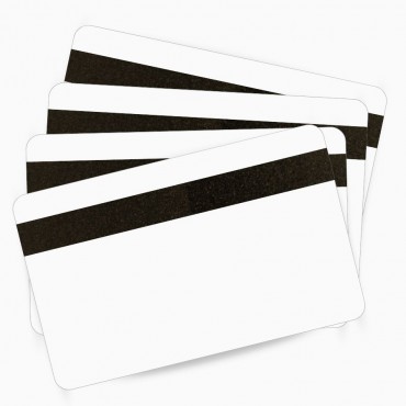 Carte PVC Zebra 104523-112 avec bande magnétique blanche LoCo – boîte de 500 cartes