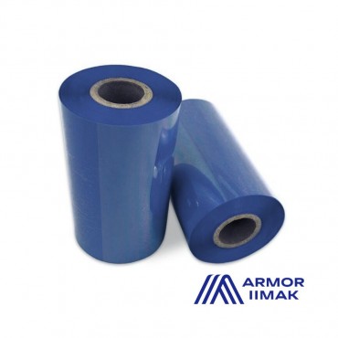 Ruban Transfert Thermique 90mmx300m Bleu Foncé APR5B T64193IO (Ancienne Réf : T22835)