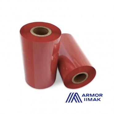 Ruban Transfert Thermique 110mmx300m Rouge Foncé APR5R T79840IO (Ancienne Réf : T22812)