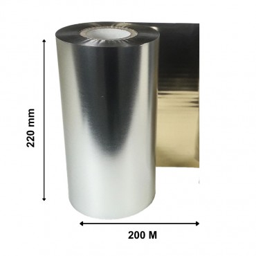 Ruban Transfert Thermique DTM PRINT Or 220mm x 200m TT01-220