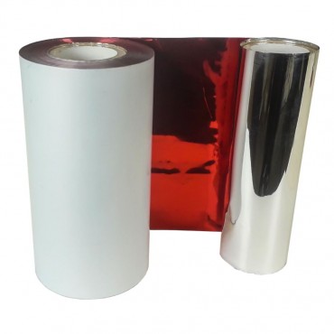 Ruban Transfert Thermique DTM PRINT Rouge métallique 110mm x 200m TT03-110