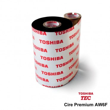Ruban Transfert Thermique TOSHIBA CIRE Premium AW6F 76mmx400M BSA40076AW6F