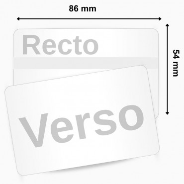 Lot de 500 cartes PVC vierges blanc avec Panneau de signature 104523-118 ZEBRA – commandez sur Althus-Office