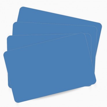 Lot cartes PVC vierges 500 unités  104523-134 BLEU ZEBRA – découvrez sur Althus-Office