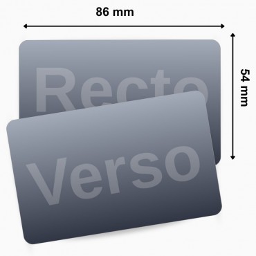 Cartes PVC vierges 500 104523-132 ZEBRA Argent Métallisé– commandez sur Althus-Office