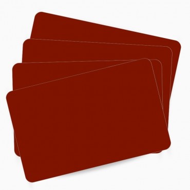 Cartes PVC vierges 500 pièces ROUGE 104523-130 ZEBRA– découvrez sur Althus-Office