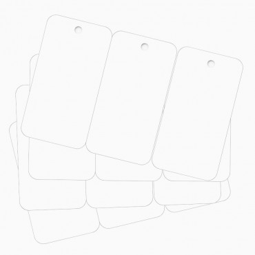 Carte plastique vierge Sécable en 3 mini cartes Perforation Ronde blanche ZEBRA 104523-020  – découvrez sur Althus-Office