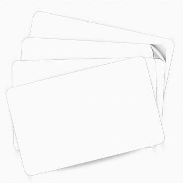Lot de cartes PVC vierges 100 Verso Adhésif Blanche HID 081759 pour cartes d’identification – commandez sur Althus-Office