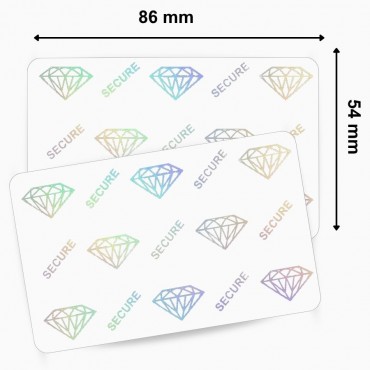 Lot cartes PVC vierges avec Hologramme diamant ZEBRA 104524-12 500 unités  – commandez sur Althus-Office