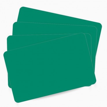 Carte PVC vierge Verte EVOLIS C4401 – commandez sur Althus-Office