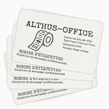 Carte PVC EVOLIS  re-writable (noir) Format CR80  Lot de 100 - Réf : C5201 – commandez sur Althus-Office