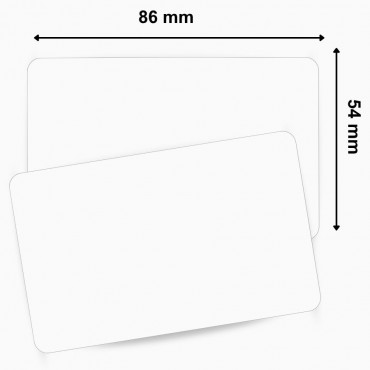 Carte PVC vierge ZEBRA blanche boîte de 500 cartes pour impression durable – commandez sur Althus-Office