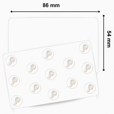 Carte PVC MAGICARD Holopatch vierge M9006-796 boîte de 500 cartes pour impression professionnelle – commandez sur Althus-Office