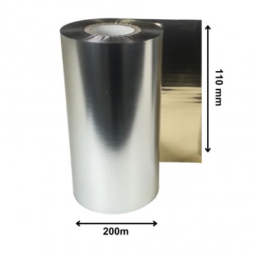 Ruban Transfert Thermique DTM PRINT Or Mat 110mmx200m TT10-110
