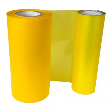 Ruban Transfert Thermique DTM PRINT Spot Jaune 110mm x 200m TT21-110