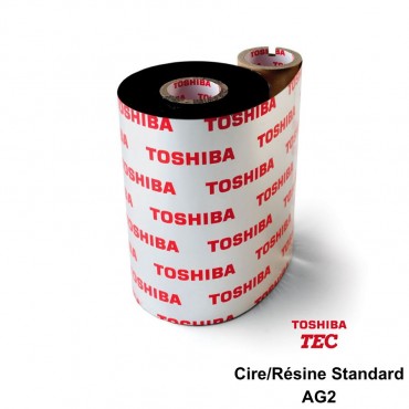 Ruban Transfert Thermique TOSHIBA CIRE/RESINE Standard AG2 102mmx600M BX760102AG2