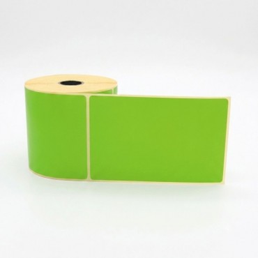Étiquette en bobine Thermique Direct Vert 100x150mm 13180
