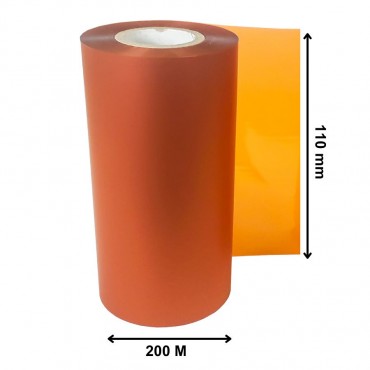 Ruban Transfert Thermique DTM Print Orange 110mmx200m TT27-110